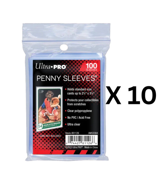 1000 Count Ultra PRO 2.5" x 3.5" Penny Sleeves Standard - Pokemon, Magic, Sports