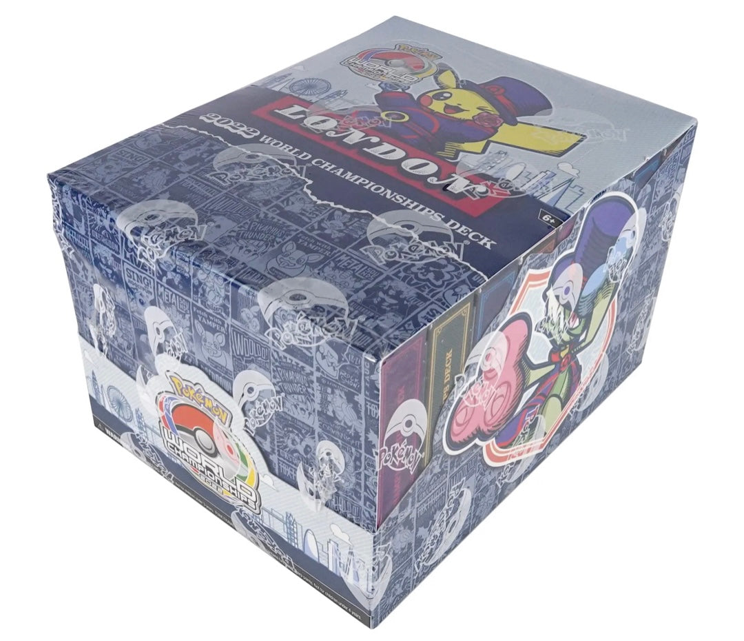 2022 Pokemon World Championship London 8 Sealed Deck Box Case