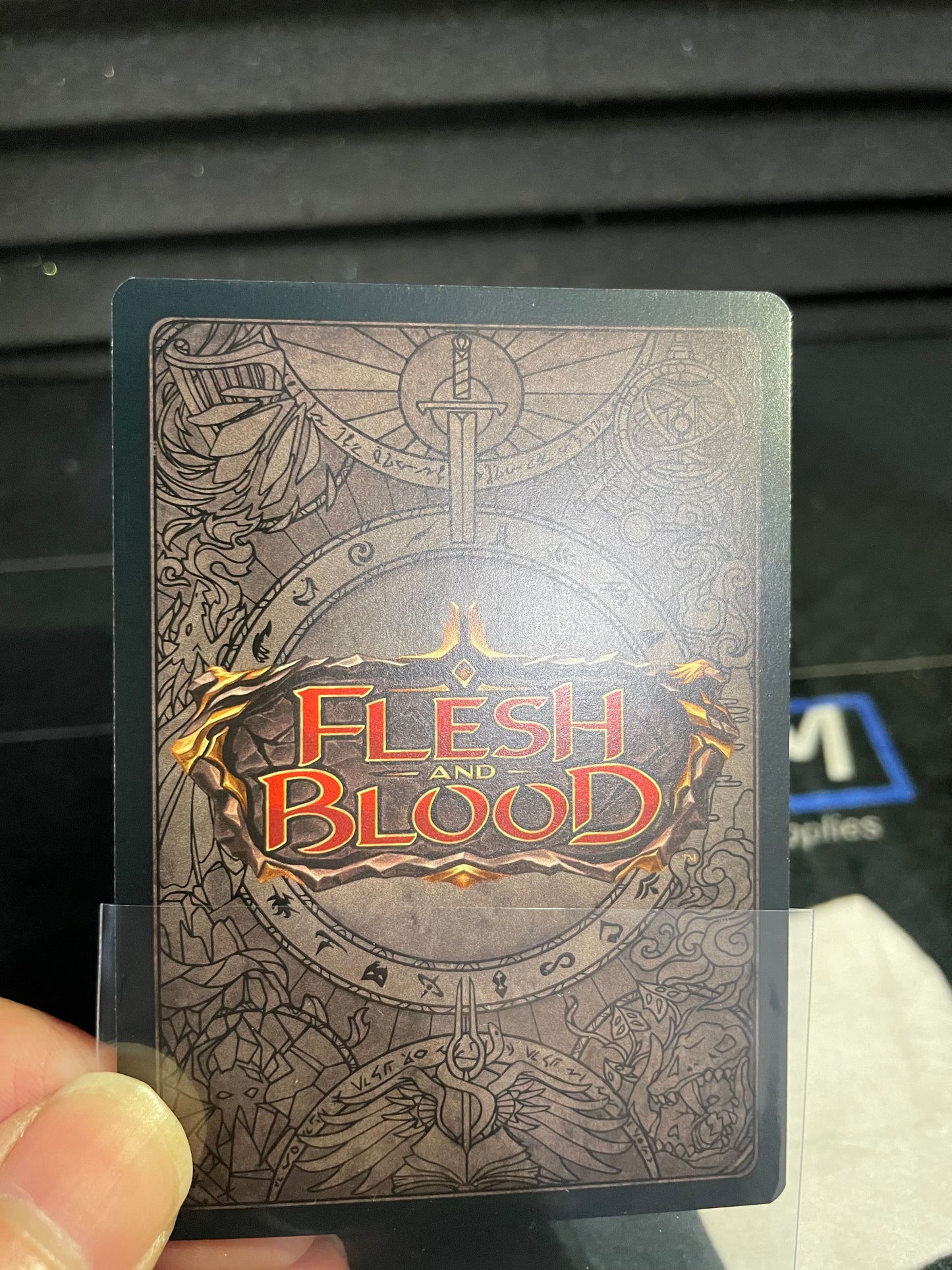 Nullrune Hood Gold Foil Trophy Card NM