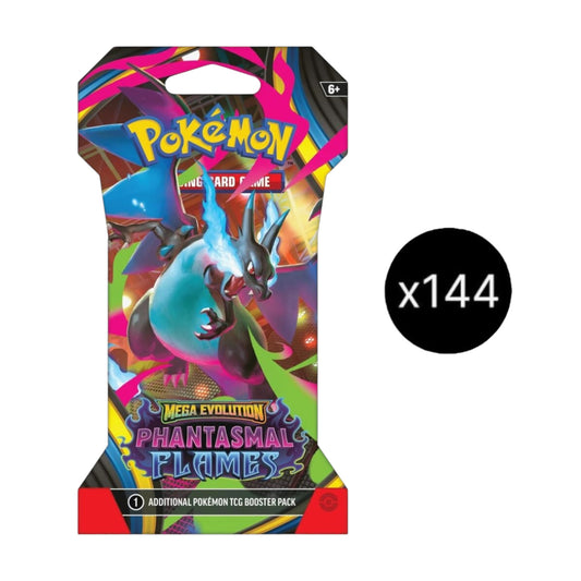 Phantasmal Flames Sleeved Booster Case - ME02 Presale 11/14/25