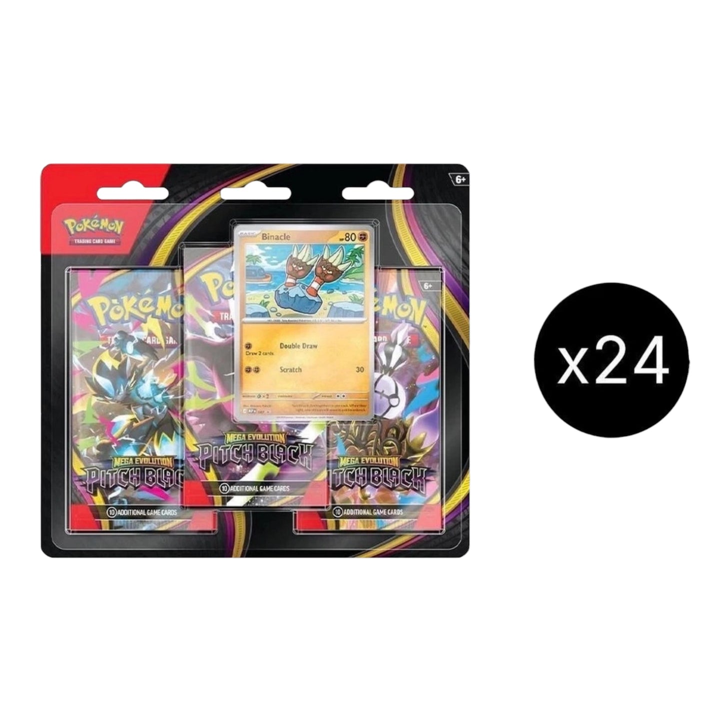 Pitch Black 3-Pack Blister [Binacle] Case - ME05 PRESALE 7/17/26