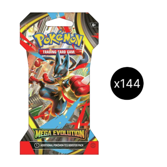 Mega Evolution Sleeved Booster Case - ME01 (144 Sleeved Packs) Presale 9/26/25