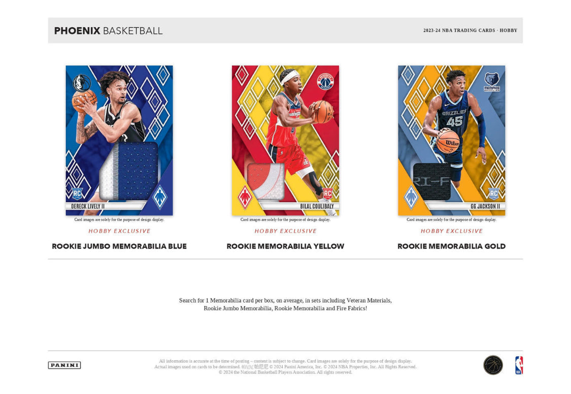 2023/24 PANINI PHOENIX BASKETBALL HOBBY BOX