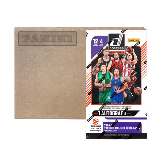 2024/25 PANINI DONRUSS EUROLEAGUE BASKETBALL HOBBY 12 BOX CASE