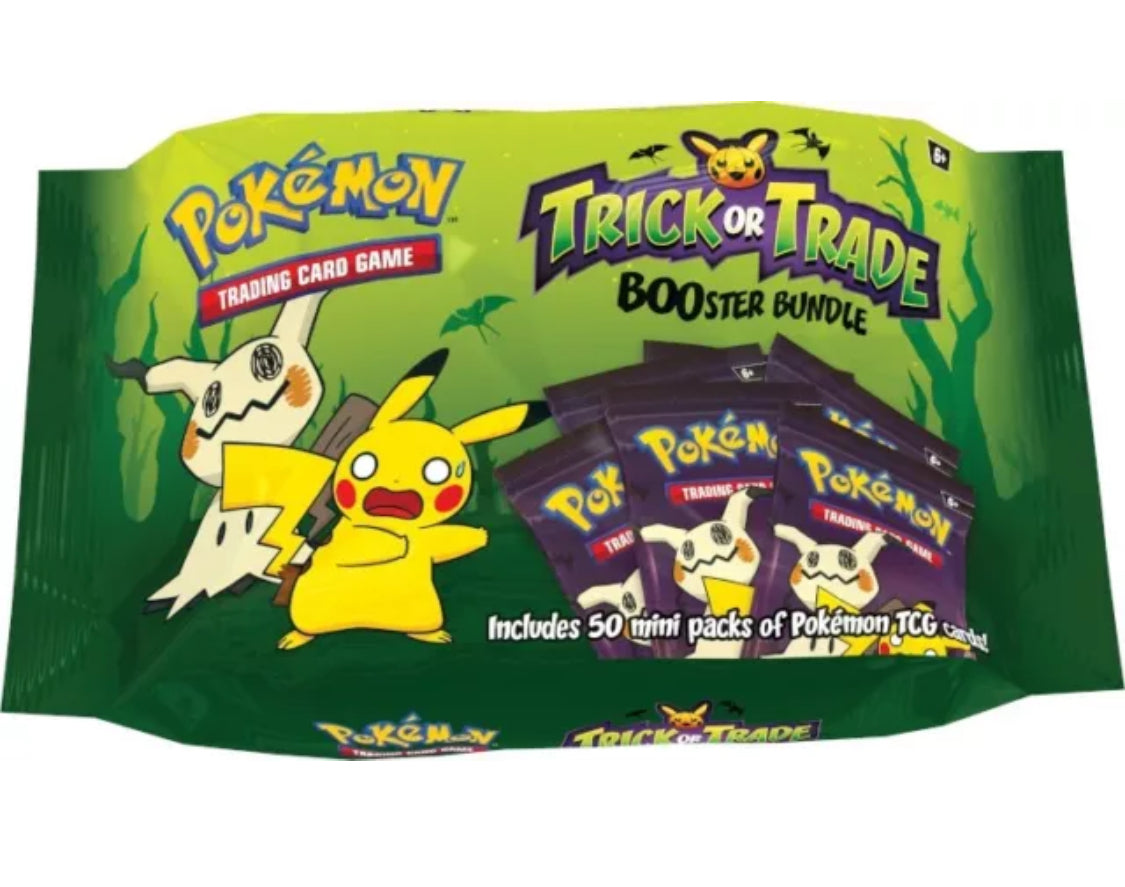 Pokemon TCG 2023 Trick or Trade Booster Bundle - 50 Packs NEW and SEALED