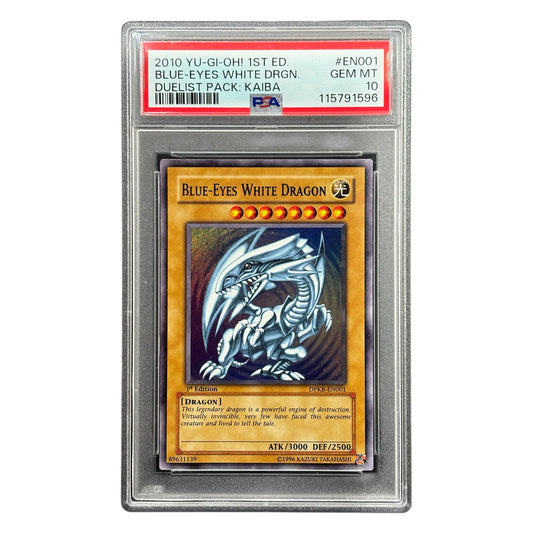 Yugioh Blue-Eyes White Dragon DPKB-EN001 1st Edition PSA 10 Super Rare