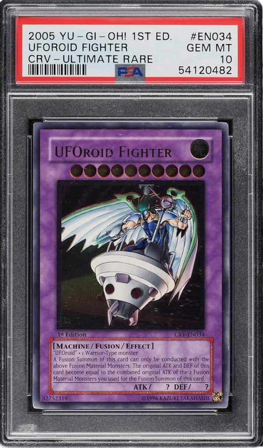 UFOroid Fighter Ultimate Rare 1st ed CRV PSA 10 Low Pop