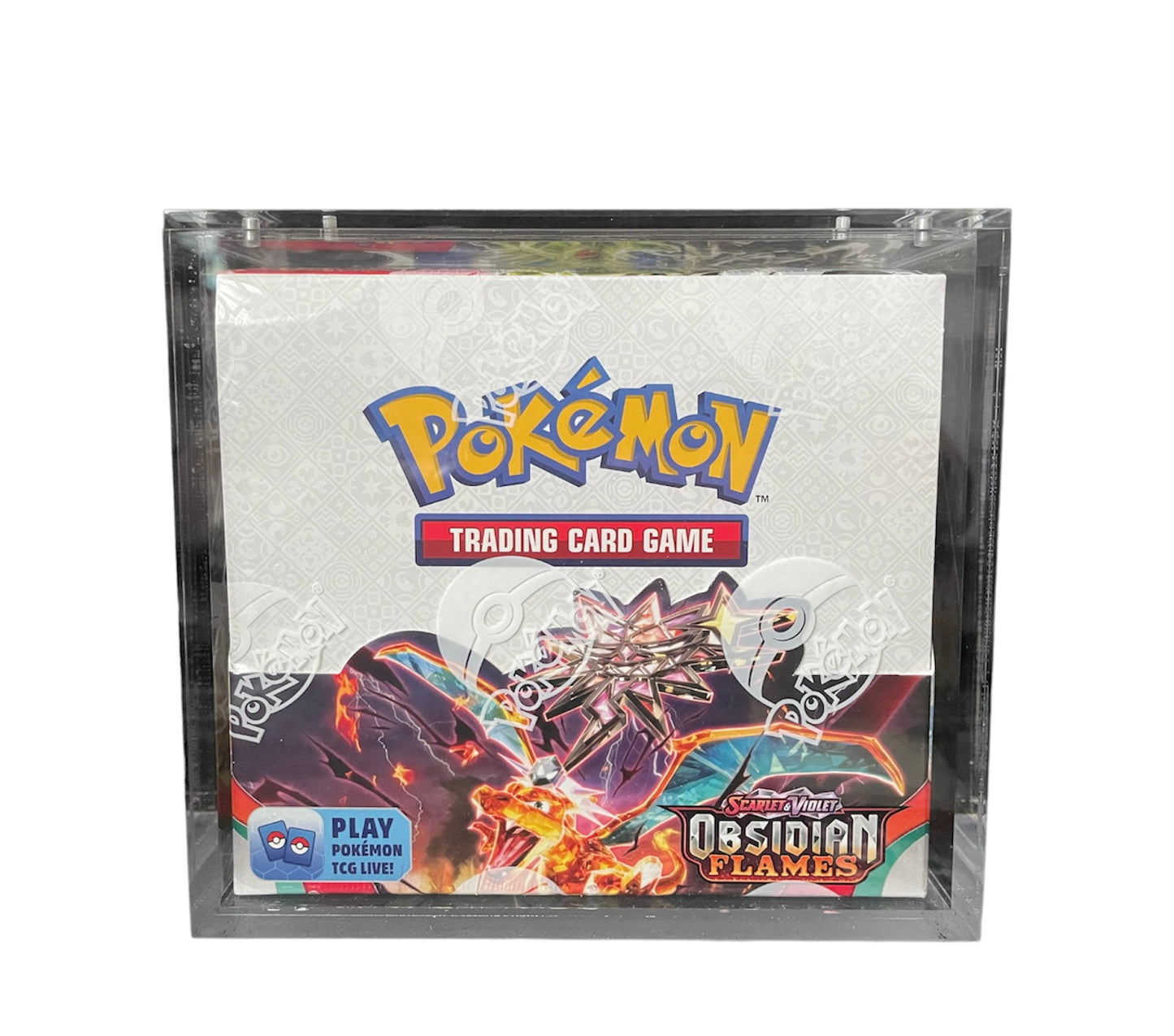 10x Pokémon Booster Box Magnetic Lid Acrylic Case (CASE ONLY) BULK BUY