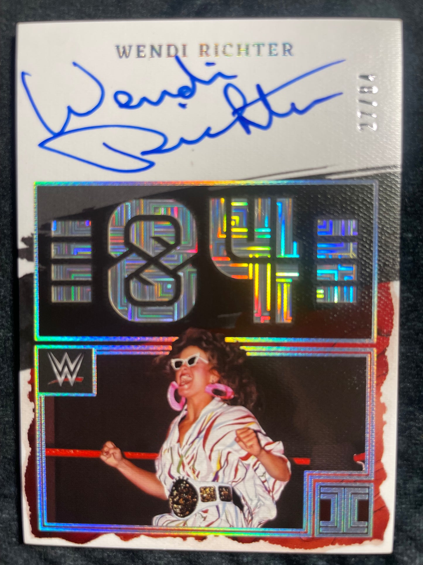 2023 Panini Impeccable Wrestling Wendi Richter Championship Debut Auto /84