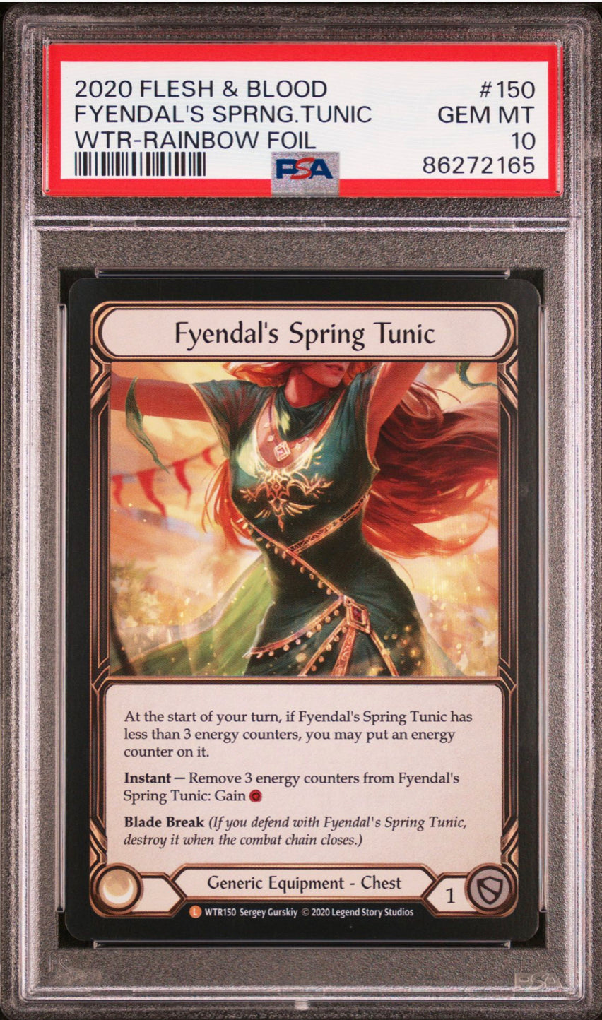 Fyendal’s Spring Tunic Rainbow Foil Unlimited WTR PSA 10