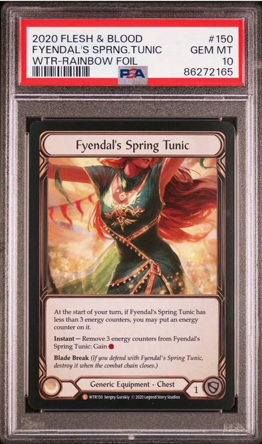 Fyendal’s Spring Tunic Rainbow Foil Unlimited WTR PSA 10