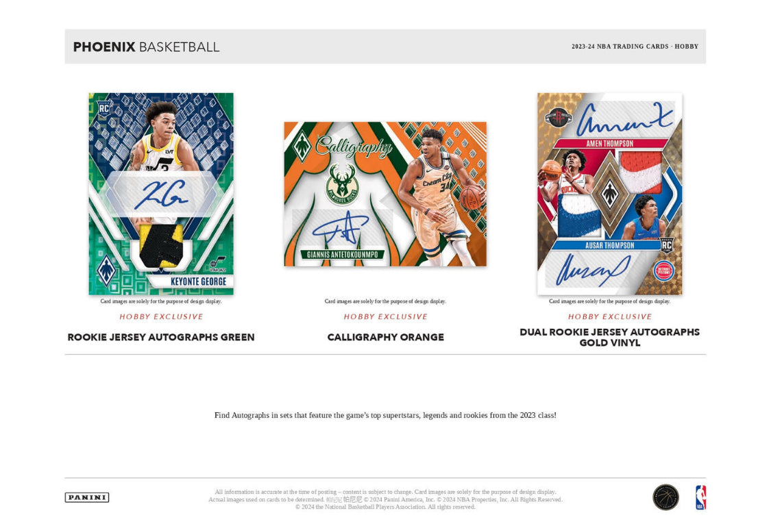 2023/24 PANINI PHOENIX BASKETBALL HOBBY BOX