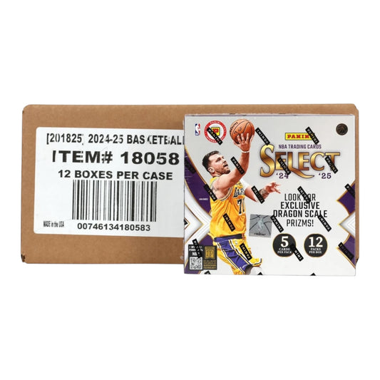 2024/25 PANINI SELECT BASKETBALL INTERNATIONAL HOBBY 12-BOX CASE