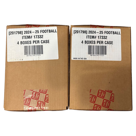 2X 2024 Panini National Treasures Football Case 4 Hobby Box (SEAL DEFECT)