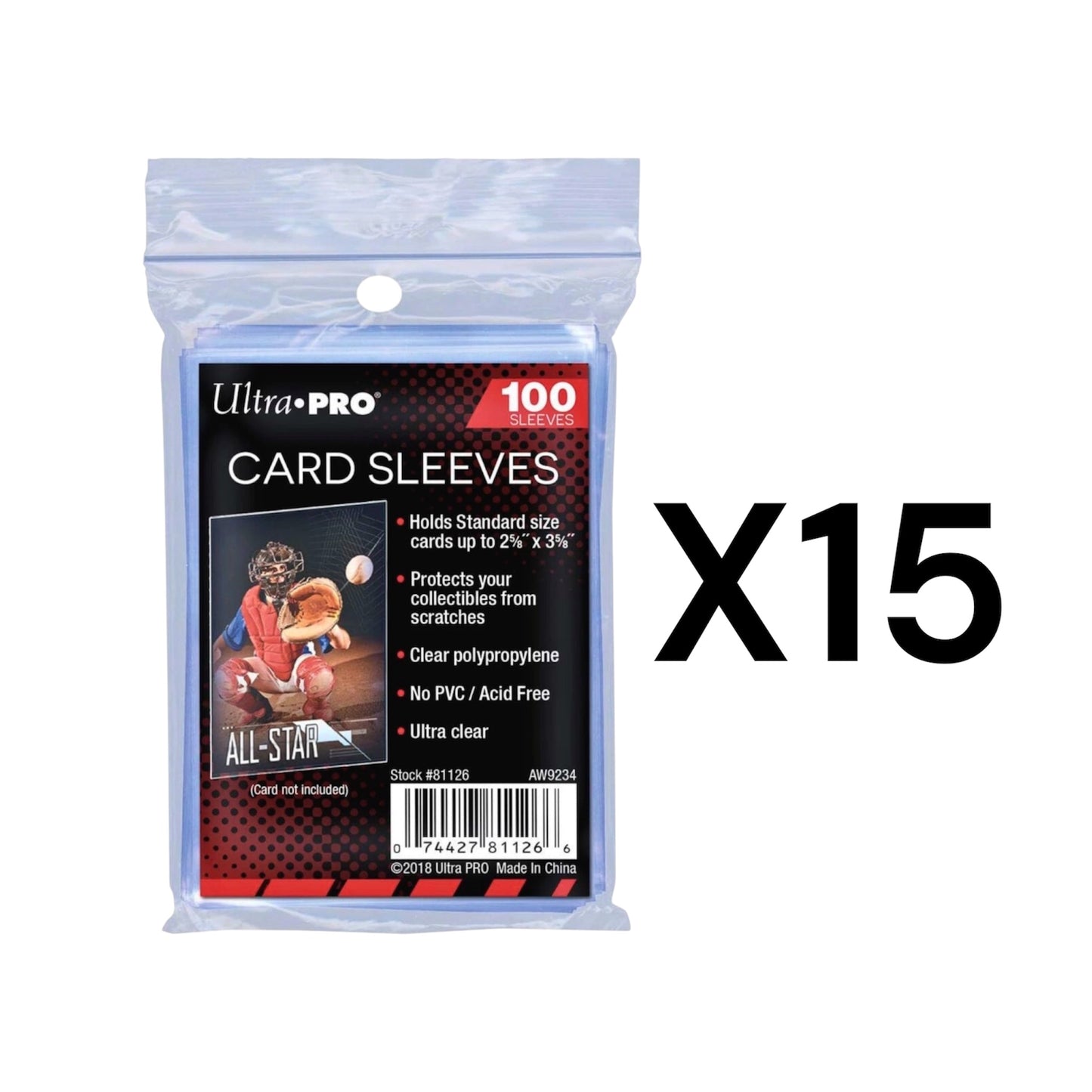 1500 Count Ultra PRO 2.5" x 3.5" Penny Sleeves Standard - Pokemon, Magic, Sports