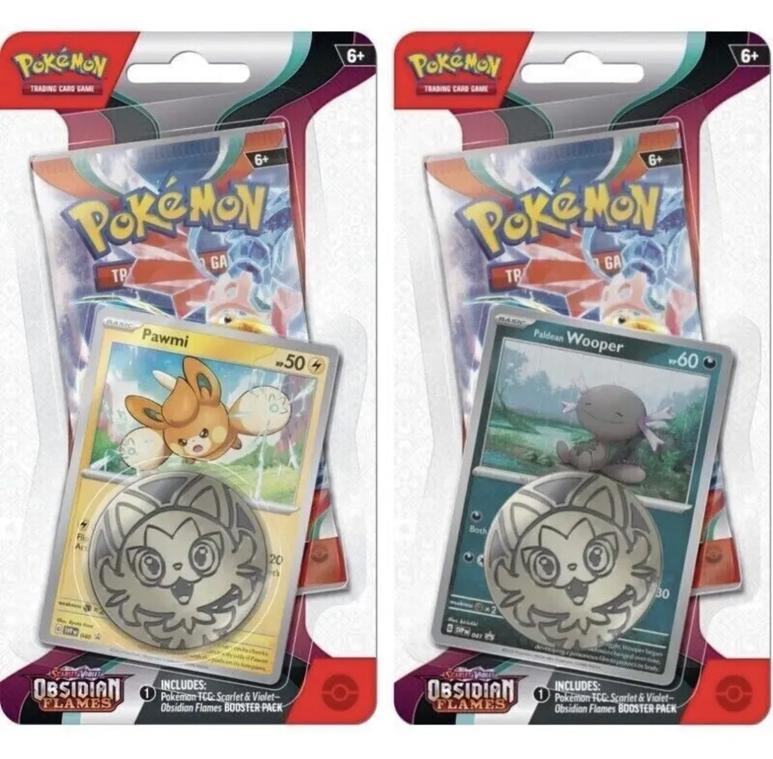 Obsidian Flames 1 Pack Blister Set of 2