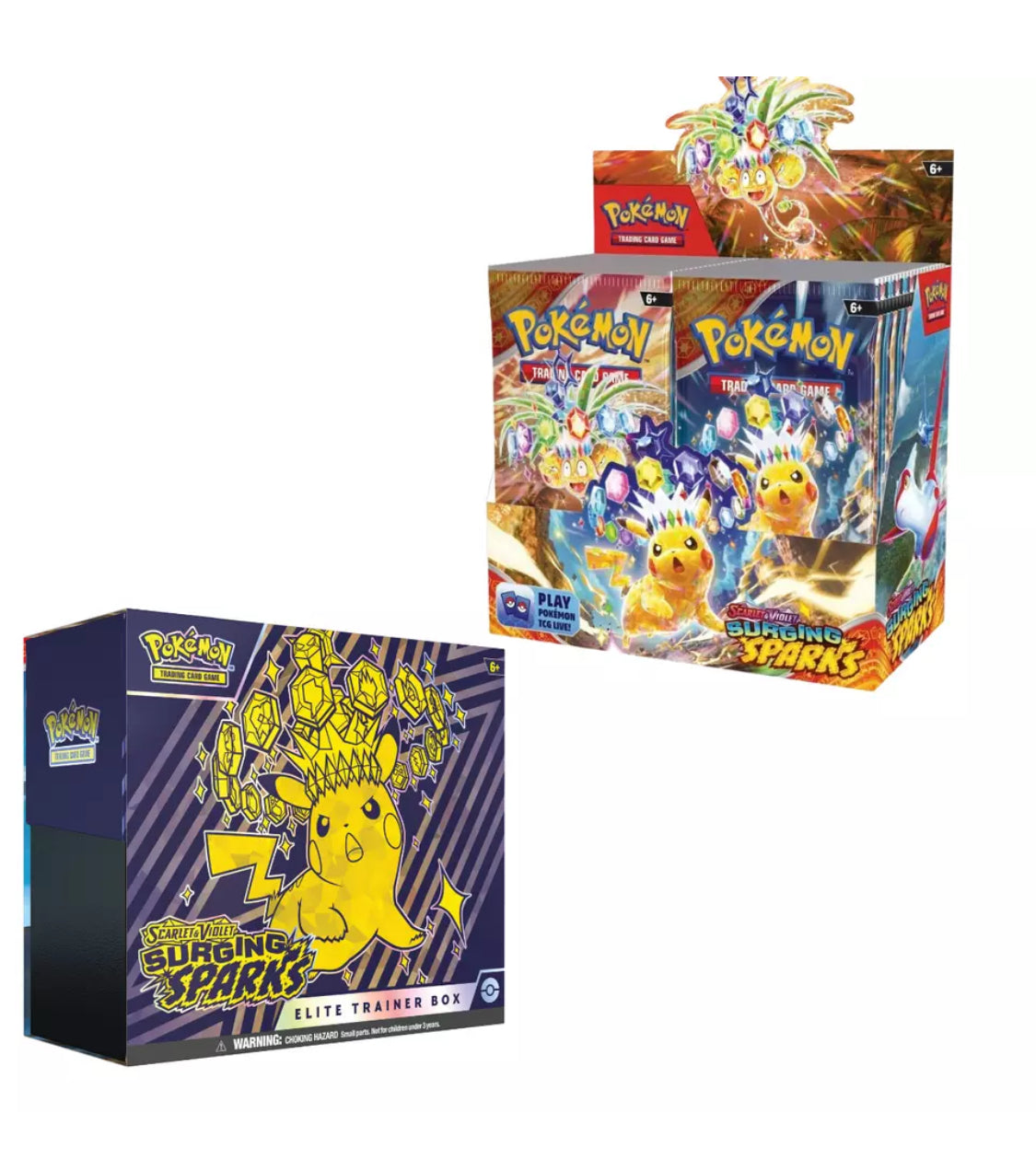 Pokemon Booster Box+Elite Trainer Box Surging Sparks SV09  PRESALE 11/8