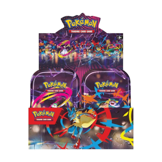 Mega Heroes Mini Tin Display - ME01 Presale 9/26/25