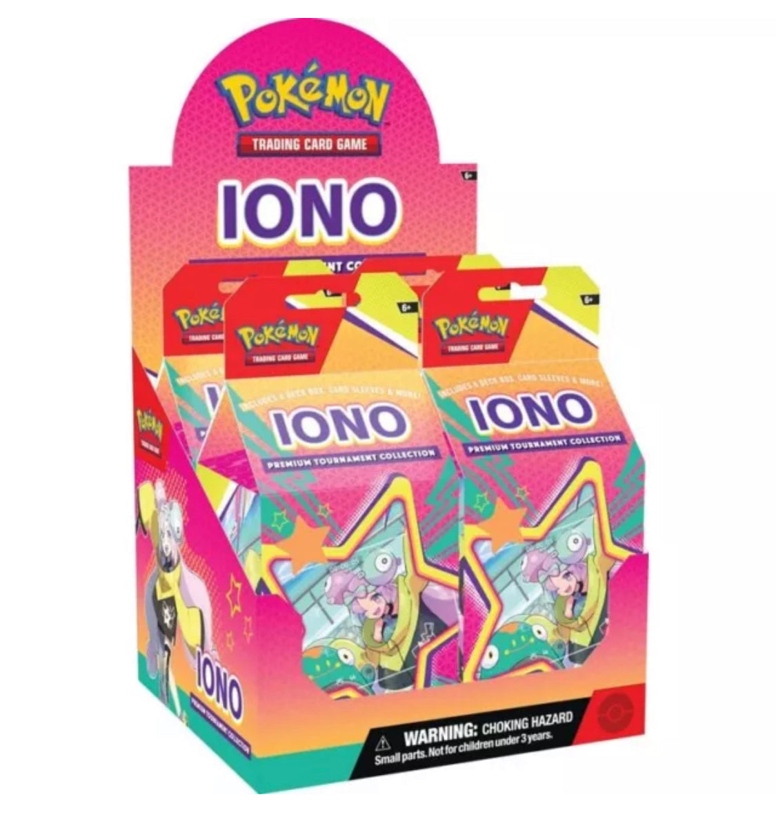 Pokemon Iono Premium Tournament Collection Display