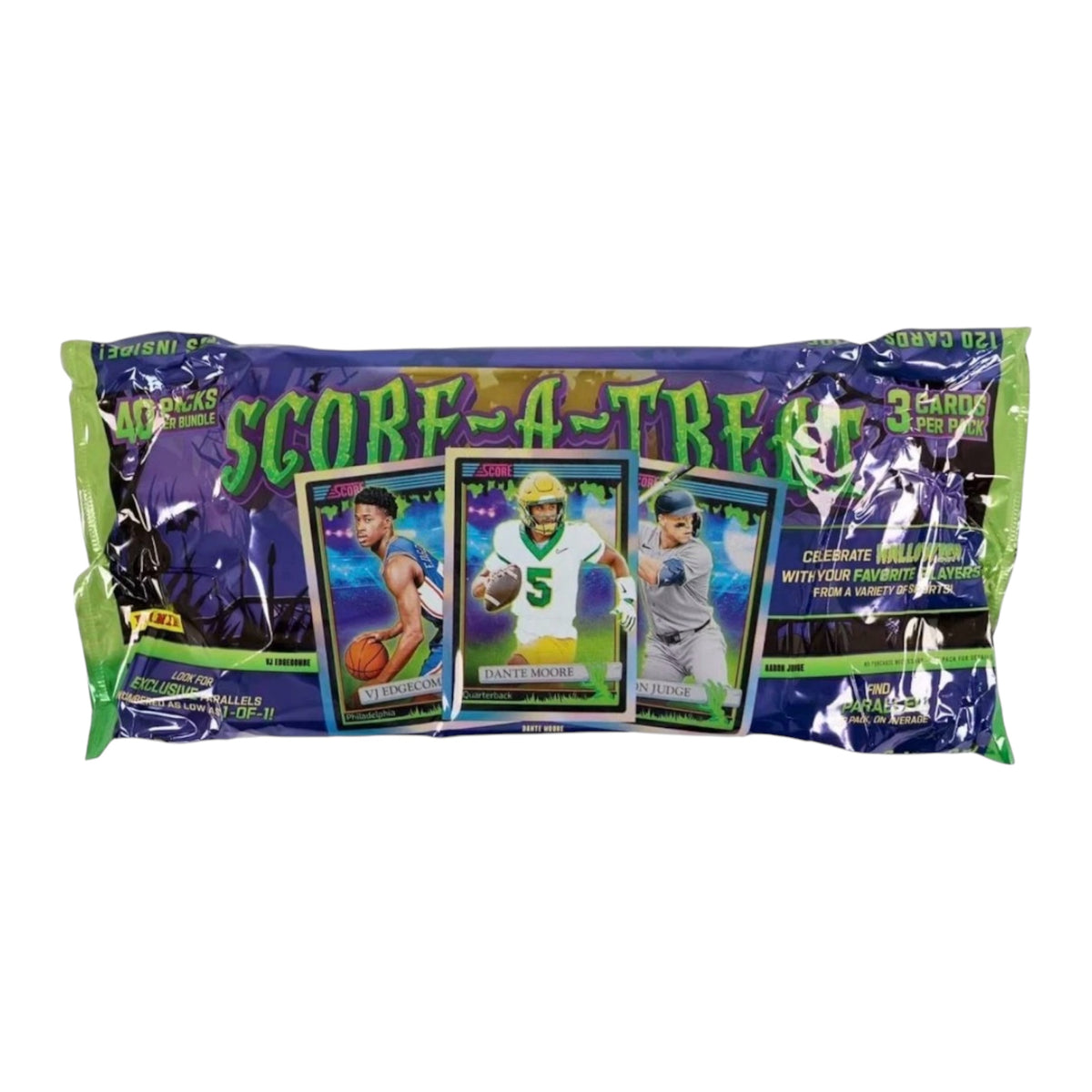 2026 Panini Score-A-Treat Halloween Multi Sports Trading Cards Bundle 40 Packs