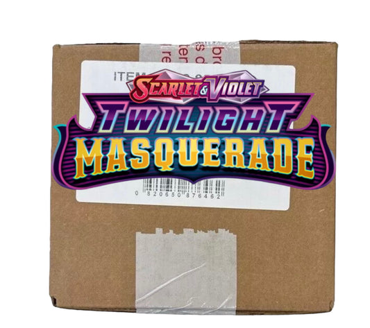 Pokemon TCG Twilight Masquerade 3 PACK BLISTER CASE Factory Sealed Case (24 QTY)