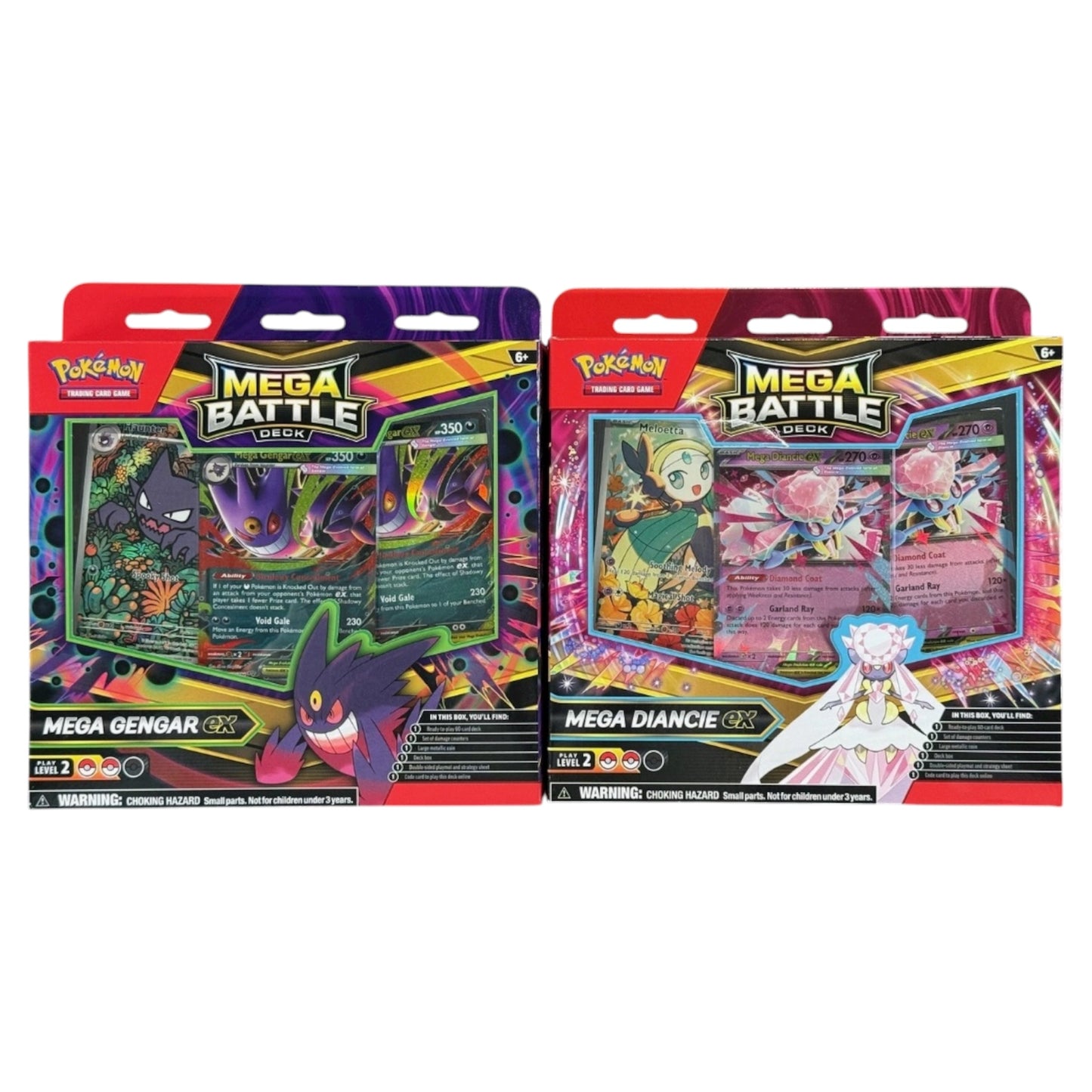 Mega Battle Deck (Mega Gengar ex) & Mega Battle Deck (Mega Diancie ex)