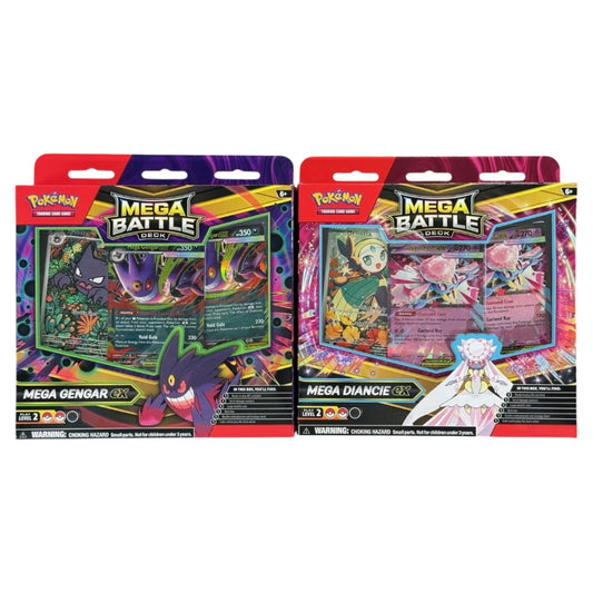 Mega Battle Deck (Mega Gengar ex) & Mega Battle Deck (Mega Diancie ex)