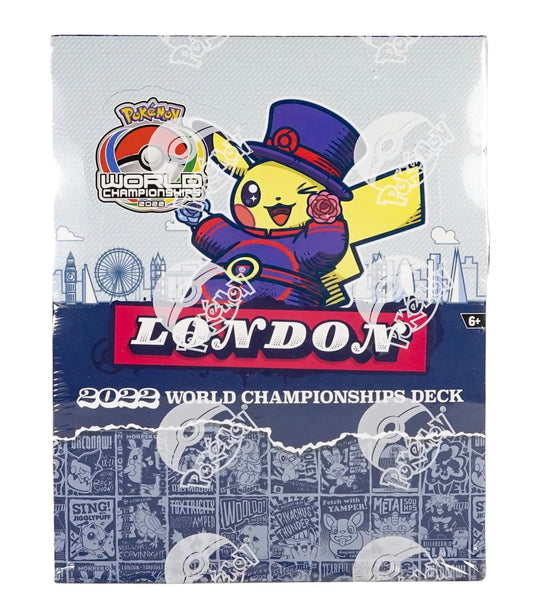 2022 Pokemon World Championship London 8 Sealed Deck Box Case