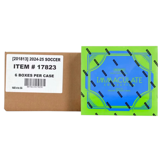 2024/25 Panini Immaculate Soccer Hobby Box Case (6 Hobby Box)
