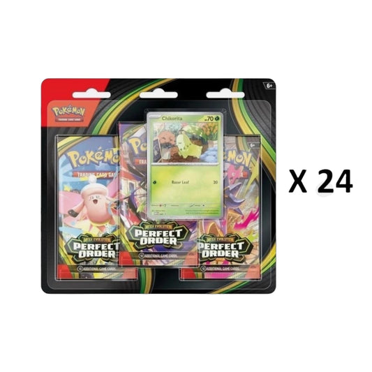 Pokemon Perfect Order (ME03) 3-PACK BLISTER CASE 24CT