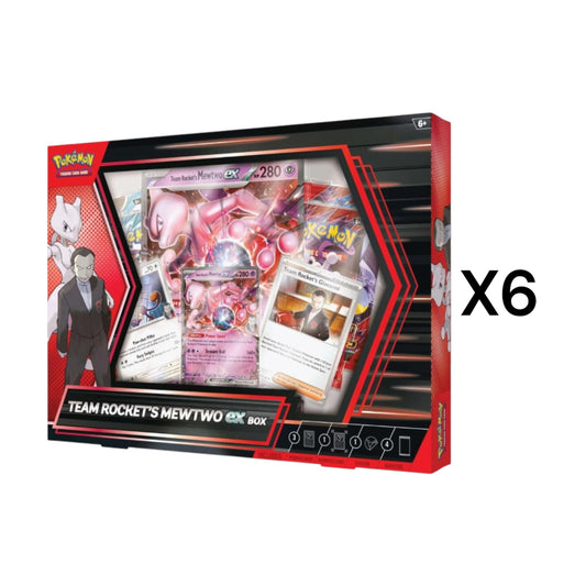 Team Rocket's Mewtwo ex Box Case (6 Box)