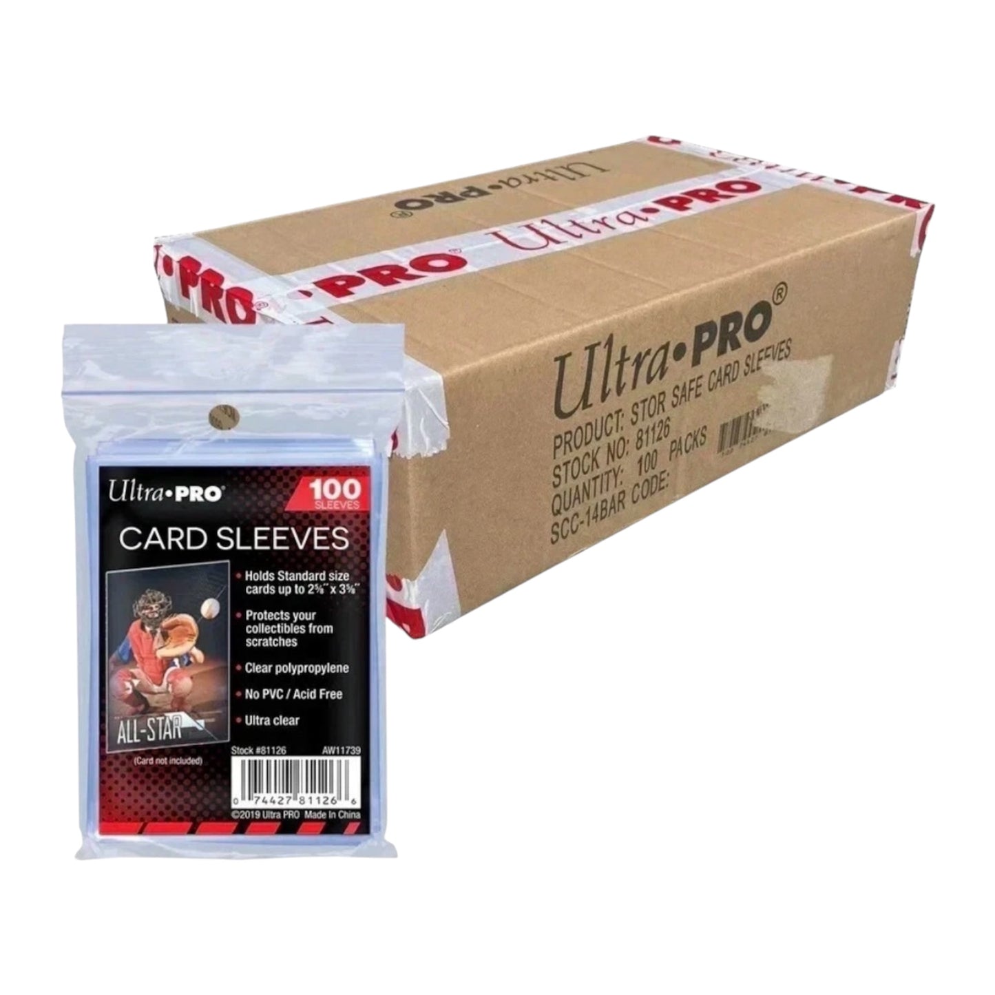 10000 Ultra Pro Regular Standard Card SOFT PENNY SLEEVES NEW SEALED CASE