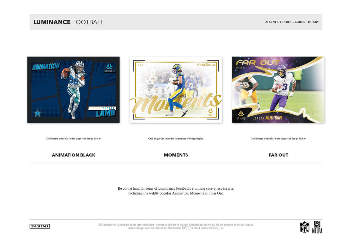 2024 PANINI LUMINANCE FOOTBALL HOBBY BOX