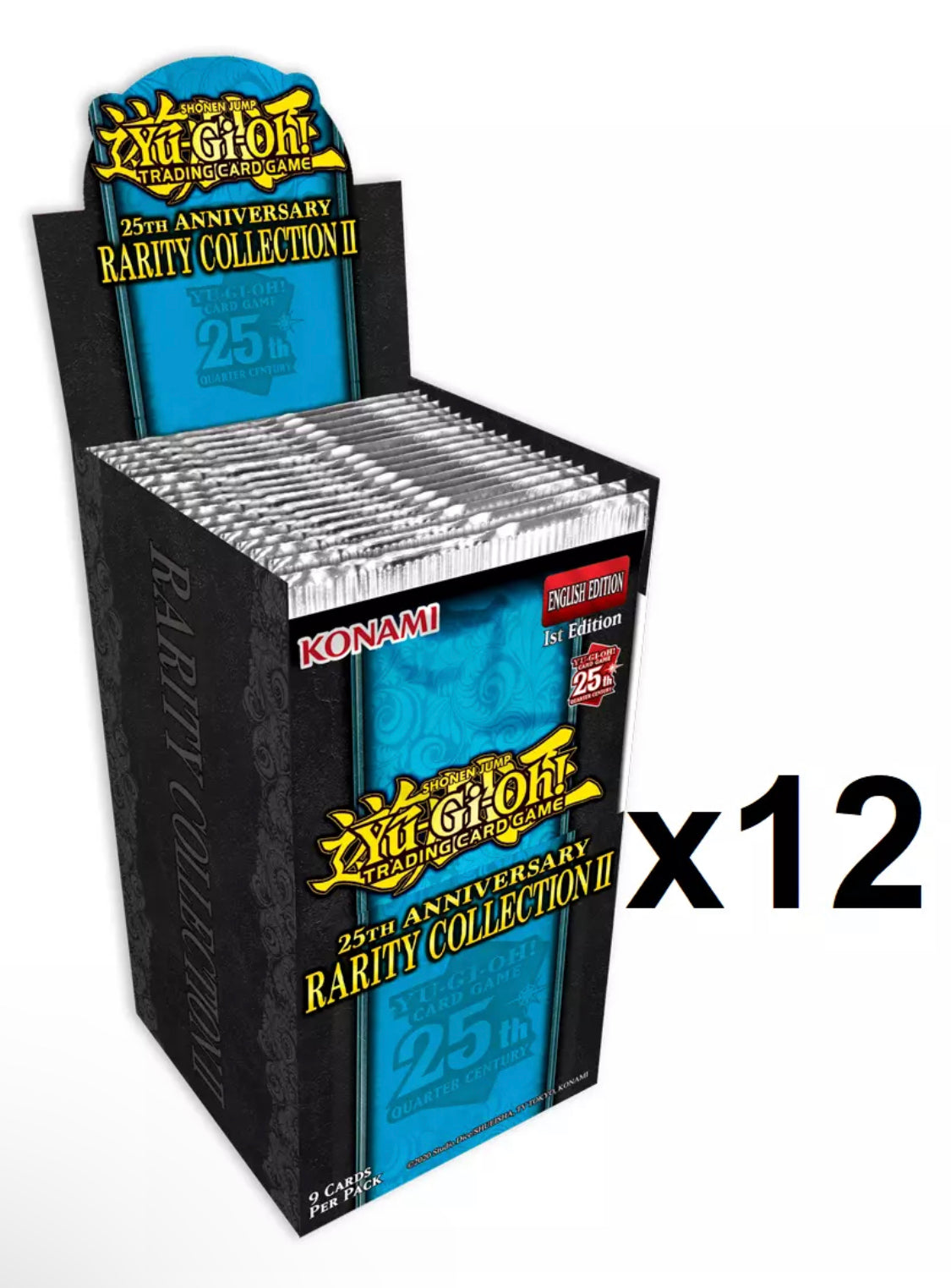 SEALED CASE 12 25th Anniversary Rarity Collection II (2) Booster Box YuGiOh