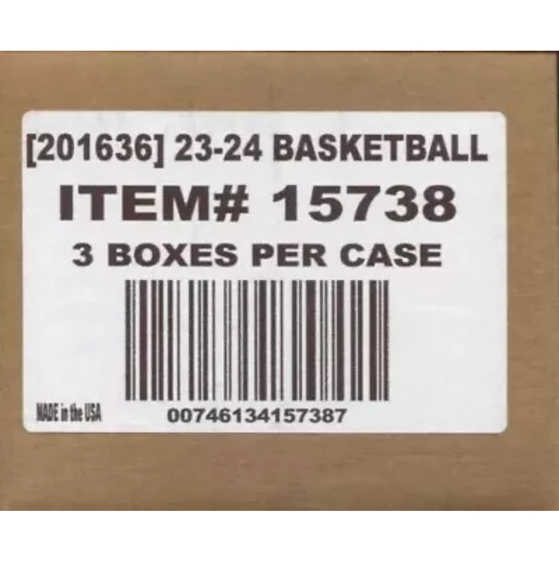 2023/24 PANINI IMPECCABLE BASKETBALL HOBBY 3 BOX CASE