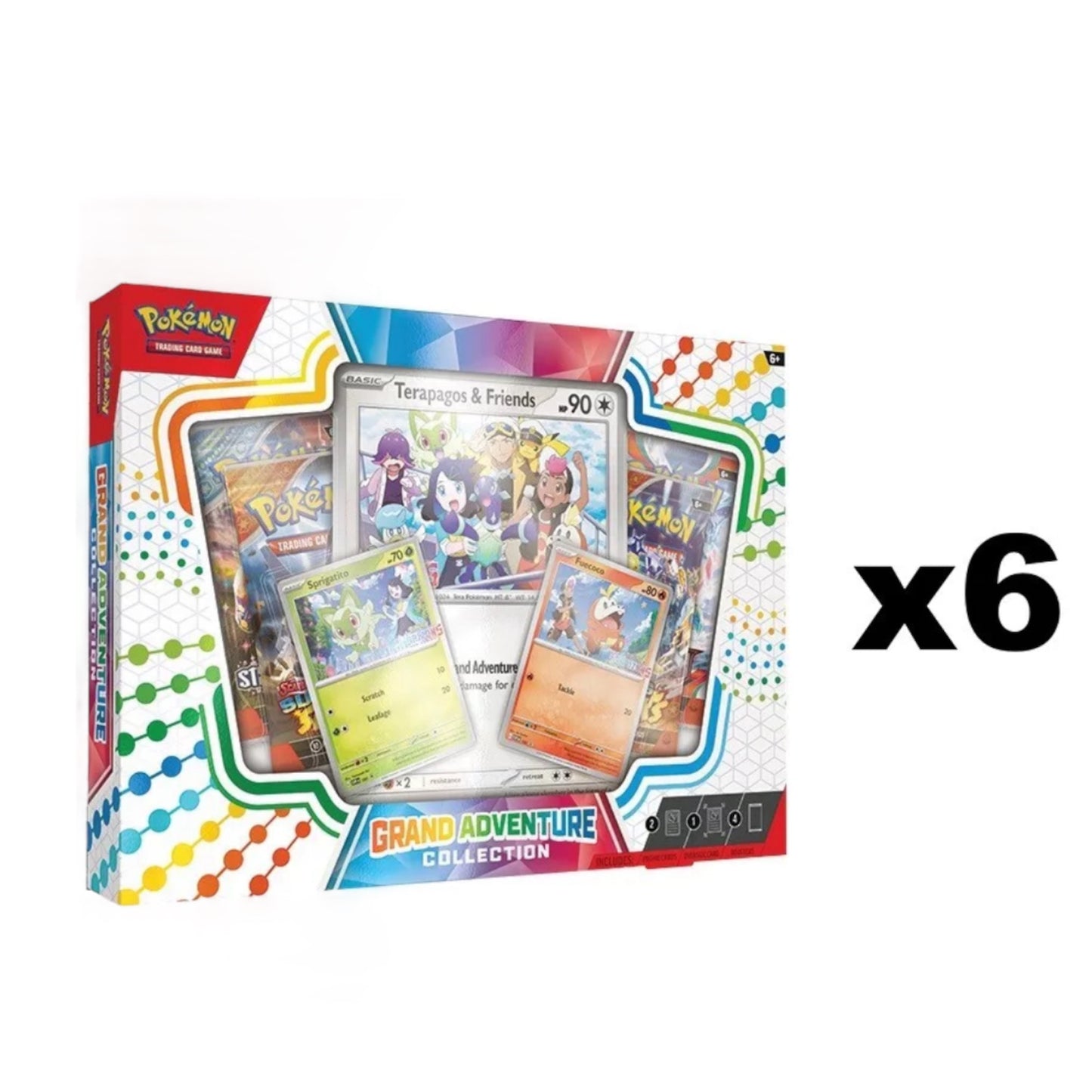 Pokemon Grand Adventure Collection Sealed Case (6 boxes) Preorder 11/15/24