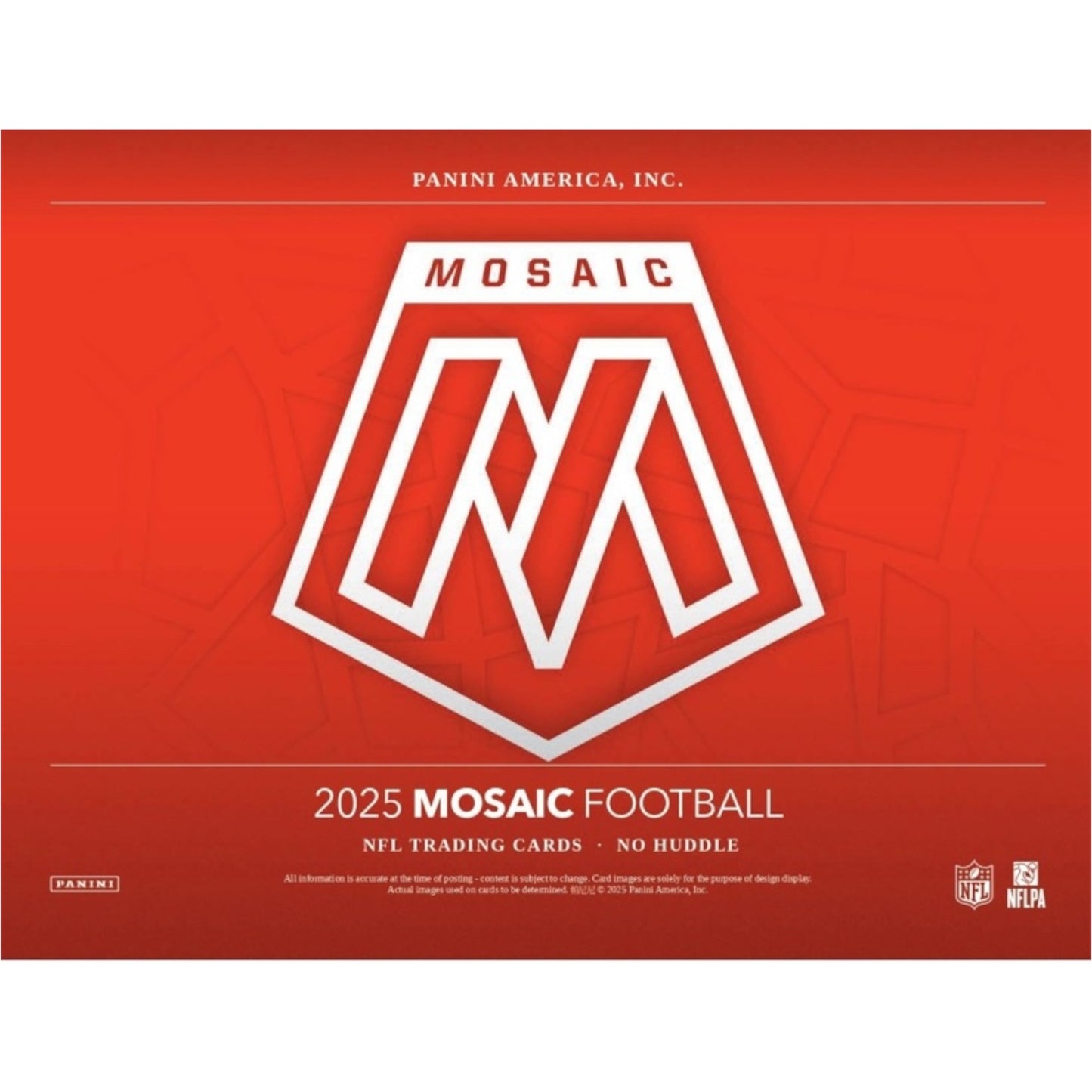 2025 Panini Mosaic Football NO HUDDLE Hobby Box