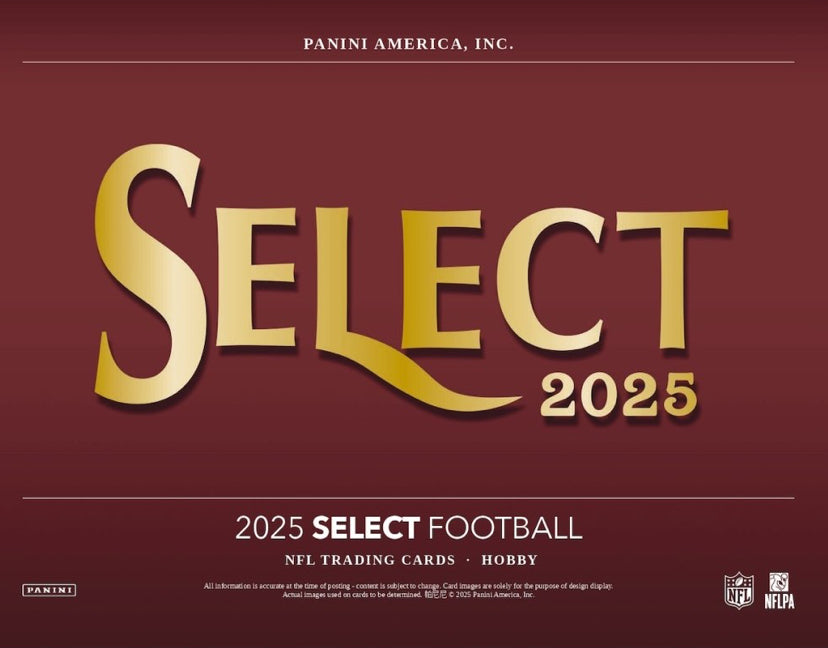 2025 Panini Select Football Hobby Case (12 Hobby Box) Presale 2/9/26