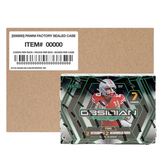 2026 Panini Obsidian Football Hobby Box Case (12 Box)