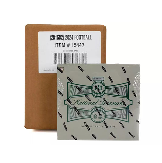 2023 Panini National Treasures Football Case Factory Sealed (4 HOBBY BOXES)