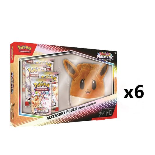 Prismatic Evolutions Accessory Pouch Special Collection Case (6 Collection box)
