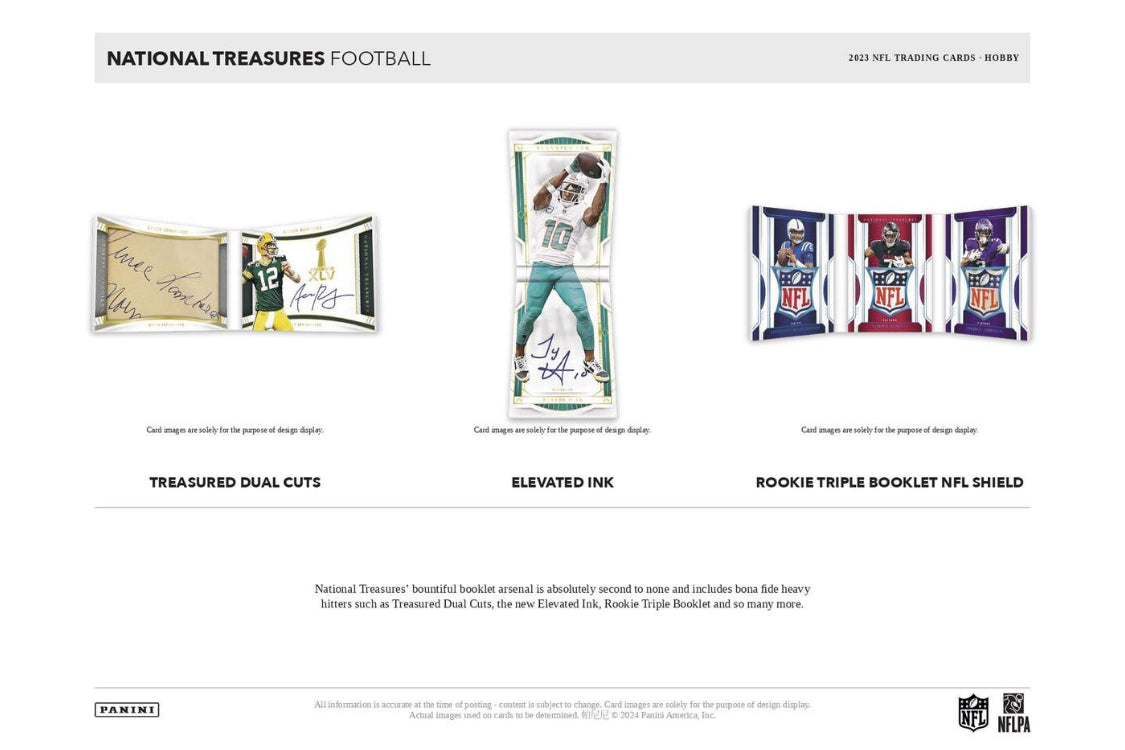 2023 Panini National Treasures Football Case Factory Sealed (4 HOBBY BOXES)