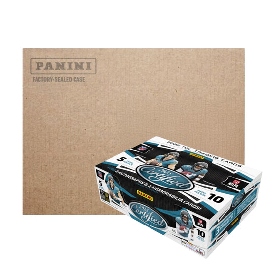 2025 Panini Certified Football Hobby Box Case (16 Hobby Box) Presale 9/26/25