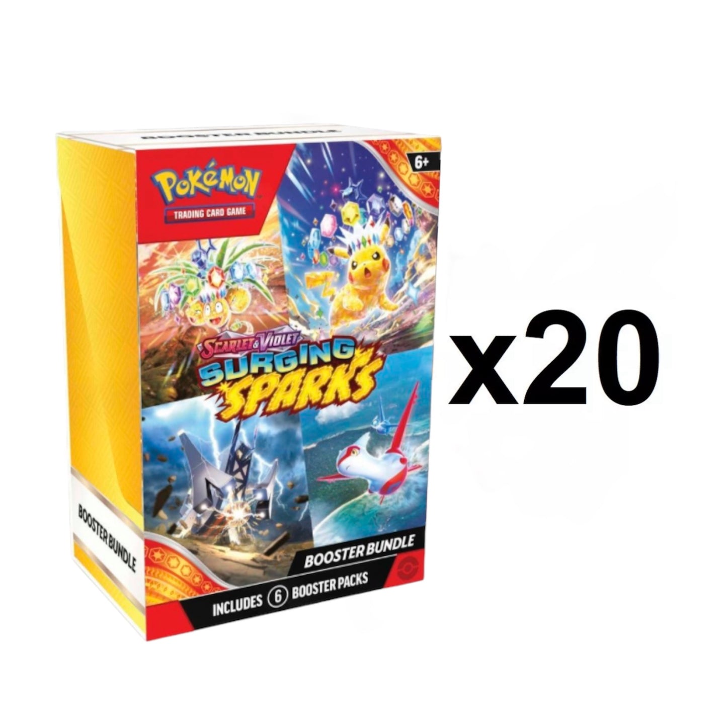 Surging Sparks Booster Bundle CASE (20 Bundles) - SV08