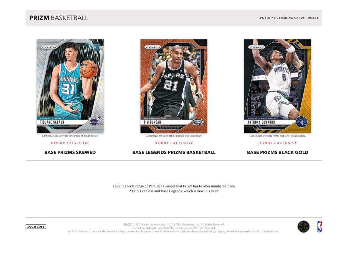 2024/25 Panini Prizm Basketball Hobby Box Case