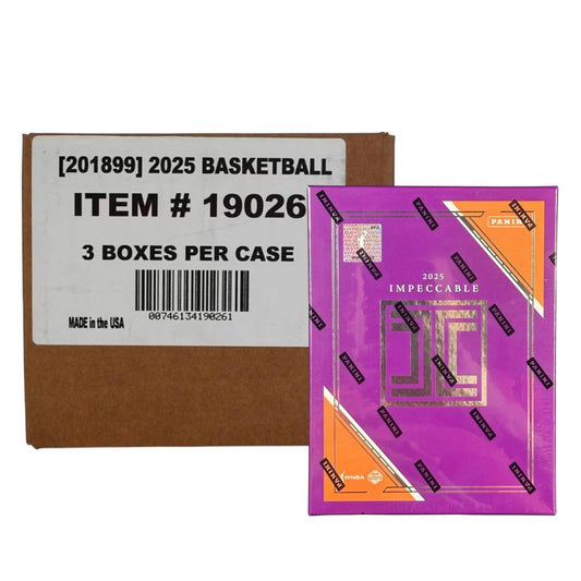 2025 Panini Impeccable WNBA Basketball Hobby 3-Box Case