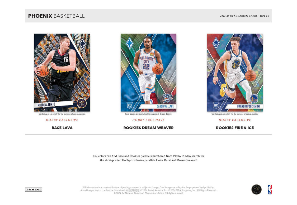 2023/24 PANINI PHOENIX BASKETBALL HOBBY BOX