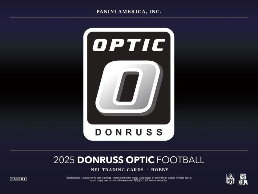 2025 Panini Donruss Optic Football Hobby Box Case (12 Hobby Box)