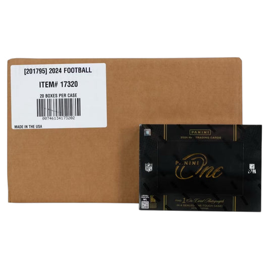 2024 Panini One Football Hobby Box Case (20 Hobby Box) Presale 9/4/25