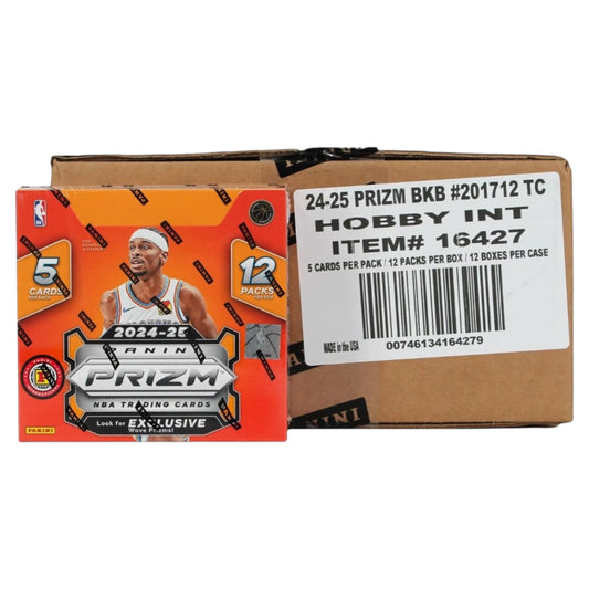 2024/25 PANINI PRIZM BASKETBALL INTERNATIONAL HOBBY 12-BOX CASE
